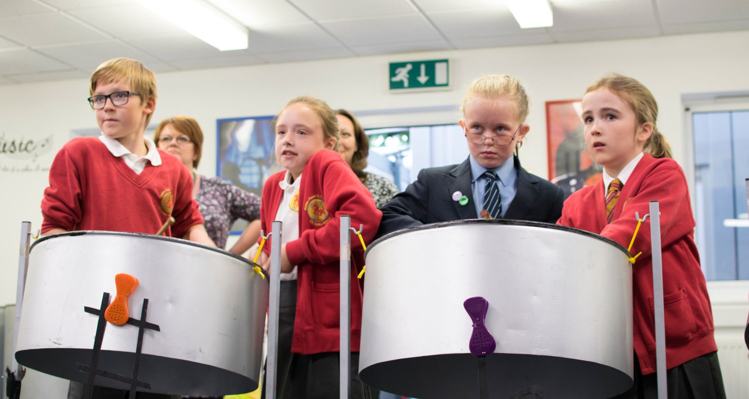 Steel Pan Workshop for Transition Day