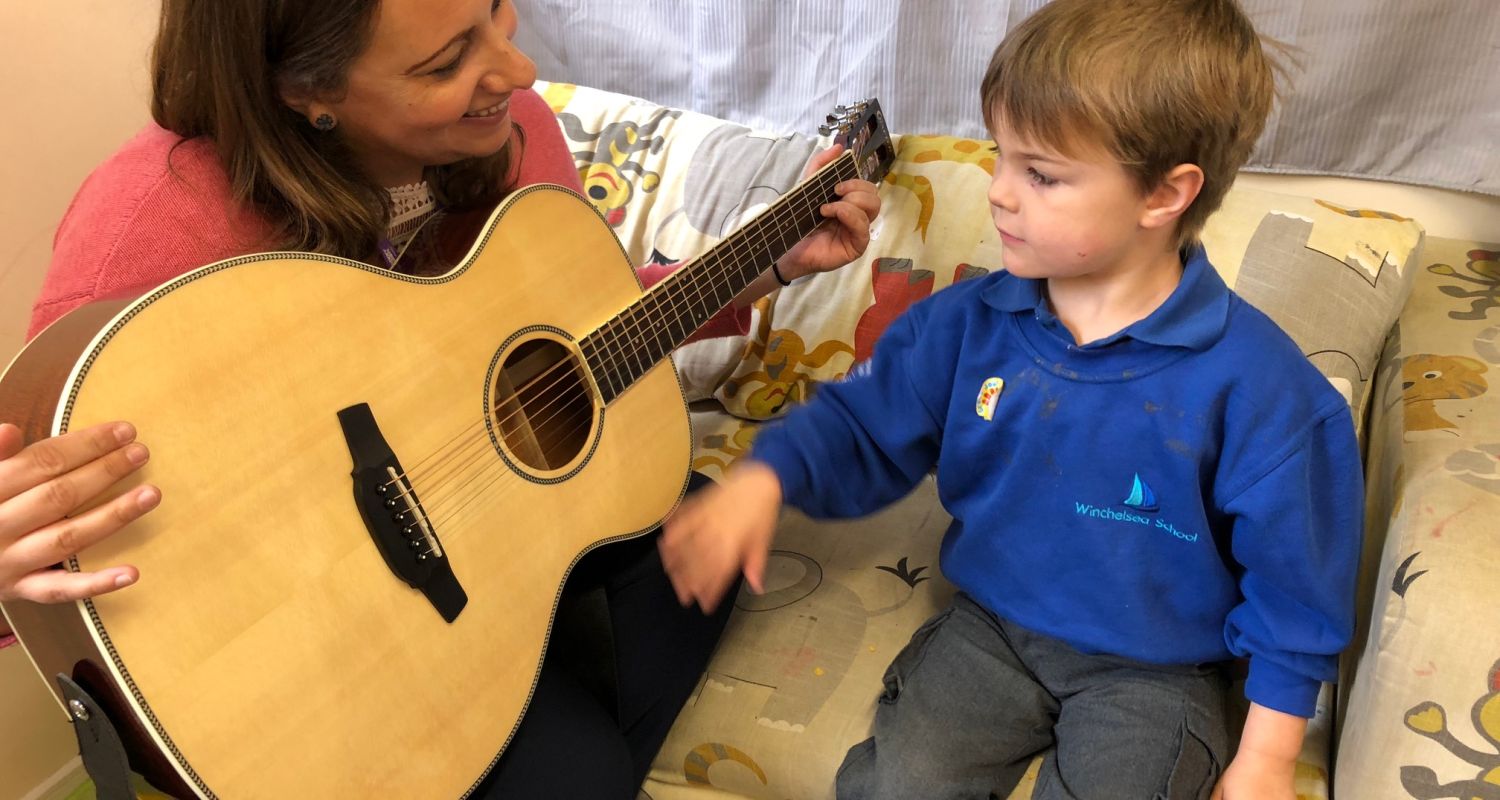 Life-changing music therapy to children